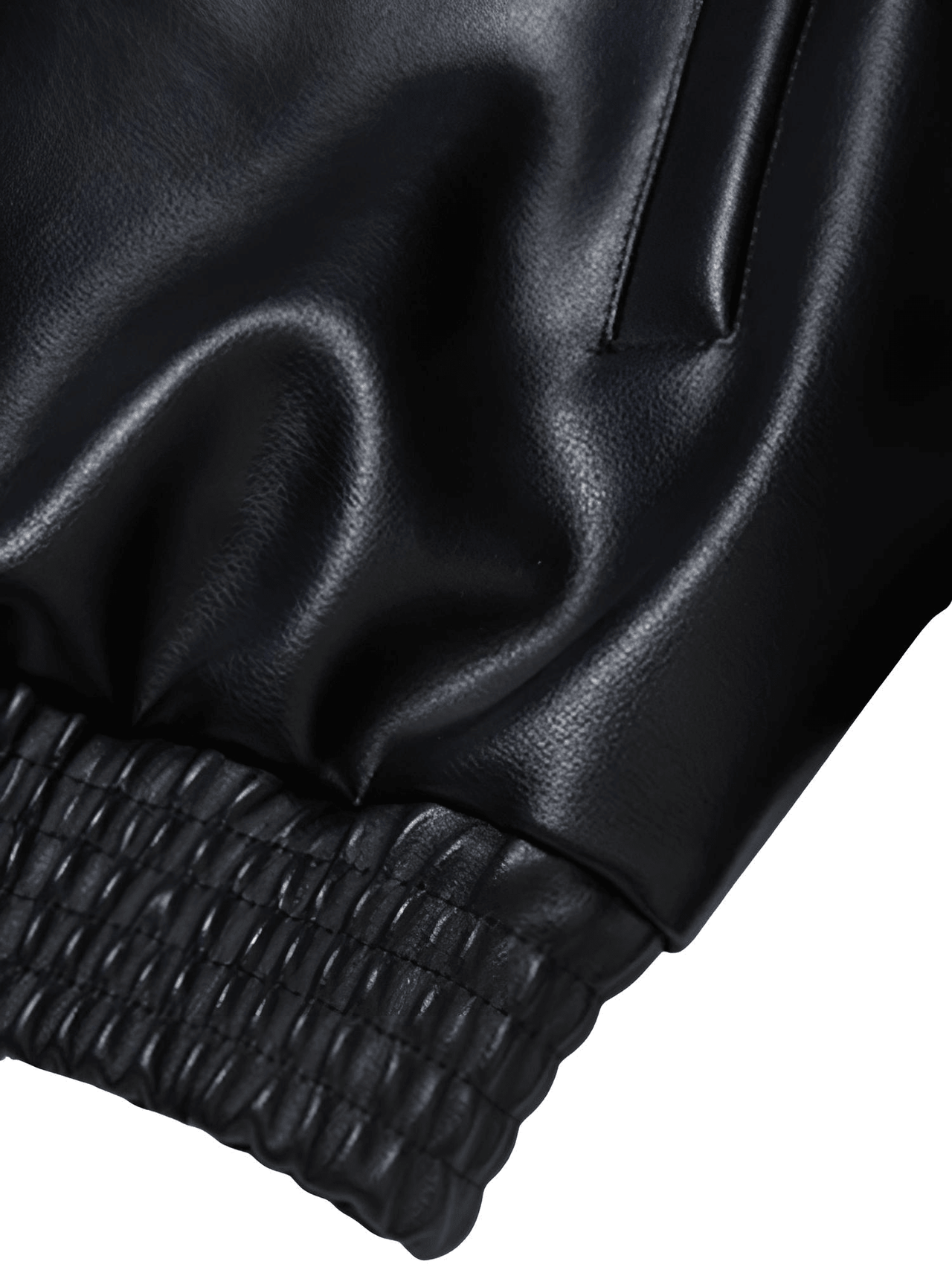 Casual Oversized Black Faux Leather Jacket For Men Style Raglan Sleeve Turndown Collar Loose Men's Fashion, Drestiny, Black, M, L, XL, XXL, 2XL, United States, Canada, USA, Australia, New Zealand, United Kingdom, UK, Oversized men's faux leather jacket, Black oversized faux leather jacket men, Men's oversized faux leather bomber jacket, Oversized vegan leather jacket men, Men's black oversized faux leather jacket streetwear, shopdrestiny.com