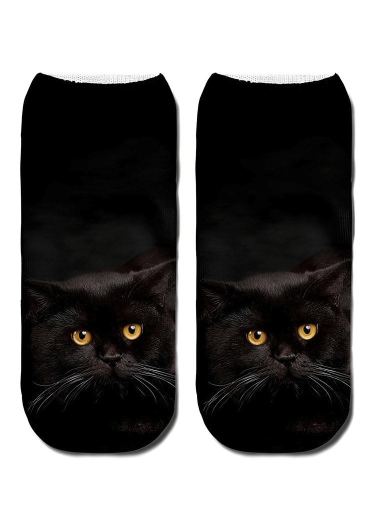 Black Cat Socks For Women