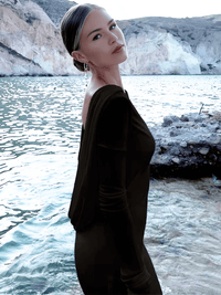 Thumbnail for Chic Backless White Long Sleeve Dress For Women Slim Fit Pleated Elegant Round Neck Long Dresses Female Evening Gowns -, Dress , Drestiny , 10, 4, 6, 8, Australia, FR, L, Long Sleeves, M, Maxi Dresses, New Zealand, S, United Kingdom, United States, White , Drestiny , www.shopdrestiny.com