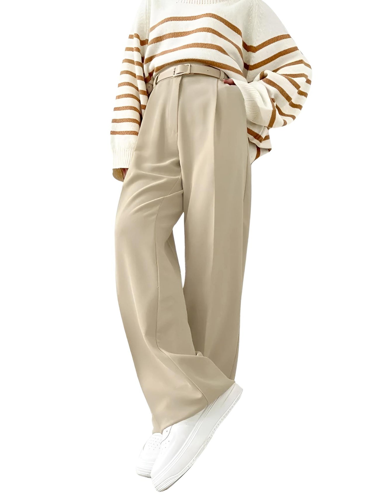 Classic Formal Women's Straight Leg Pants Spring and Summer Versatile Casual Wear Loose Fit Office Wide Leg Pants, Drestiny, Grey, Apricot, Black, S, M, L, 4, 6, 8, 10, Casual Pants, Dress Pants, United States, USA, Canada, Australia, New Zealand, United Kingdom, UK, best women's straight leg pants, black women's straight leg pants, women's straight leg pants dressy, shopdrestiny.com