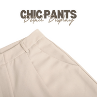 Thumbnail for Classic Formal Women's Straight Leg Pants Spring and Summer Versatile Casual Wear Loose Fit Office Wide Leg Pants, Drestiny, Grey, Apricot, Black, S, M, L, 4, 6, 8, 10, Casual Pants, Dress Pants, United States, USA, Canada, Australia, New Zealand, United Kingdom, UK, best women's straight leg pants, black women's straight leg pants, women's straight leg pants dressy, shopdrestiny.com