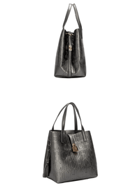 Thumbnail for Classic Simple Solid Color Women's Large Capacity Handbag Women's Handbag New 2025, Drestiny, Handbags, CH Handbag, Purses, Totes, Tote Bags, United States, USA, New Zealand, Australia, United Kingdom, UK, Wine Red, Black, Silver, Gold, Mustard, Large bags women, work bags women, travel bags women, shoulder bag, large capacity handbags, shopdrestiny.com