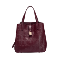 Thumbnail for Classic Simple Solid Color Women's Large Capacity Handbag Women's Handbag New 2025, Drestiny, Handbags, CH Handbag, Purses, Totes, Tote Bags, United States, USA, New Zealand, Australia, United Kingdom, UK, Wine Red, Black, Silver, Gold, Mustard, Large bags women, work bags women, travel bags women, shoulder bag, large capacity handbags, shopdrestiny.com