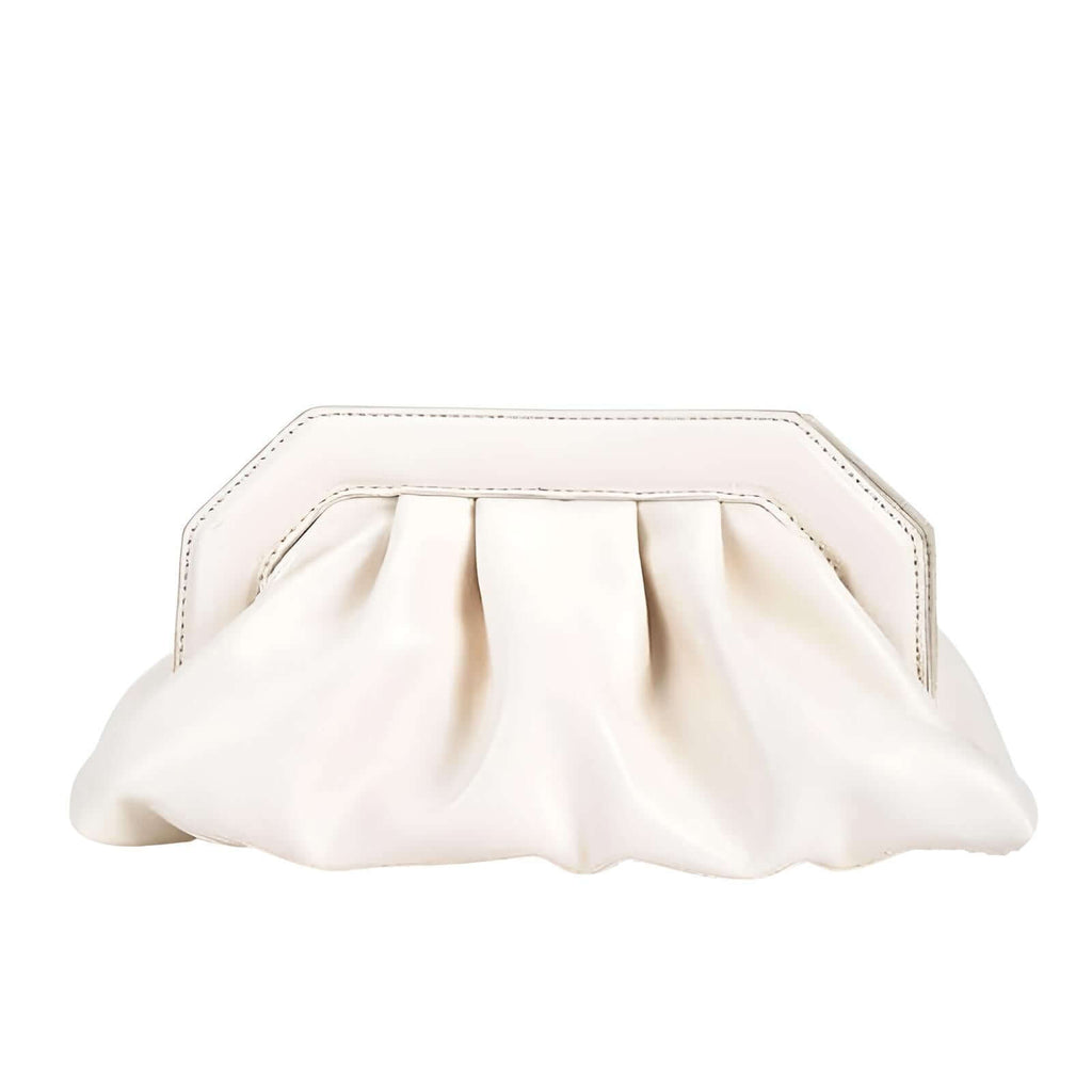 Drestiny-Off White-Clutch Pillow Purse For Women