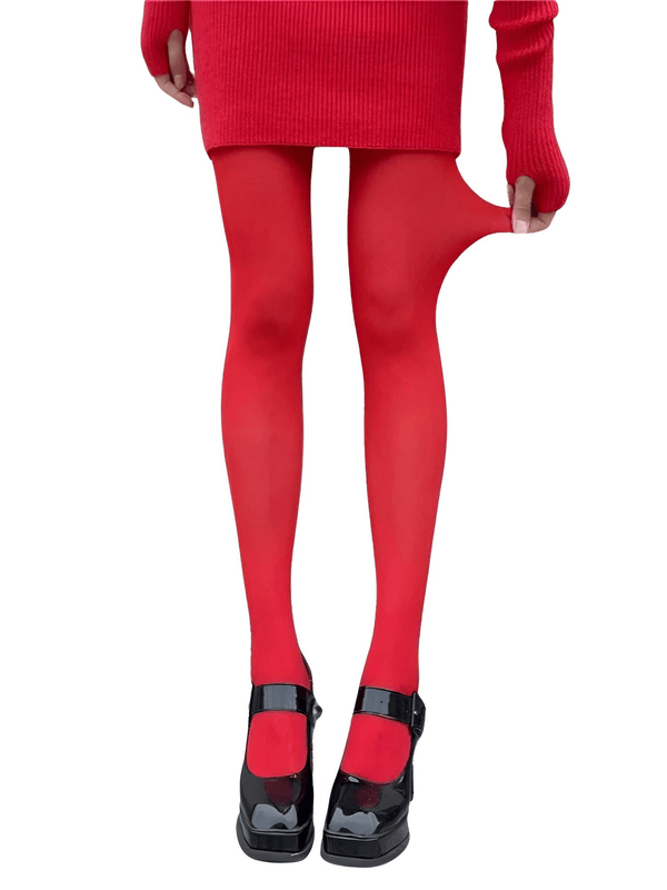 Colored Pantyhose Red Tights For Women