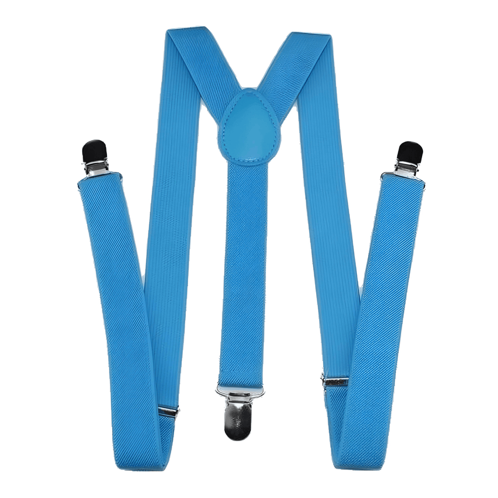 Blue Colored Suspenders For Men