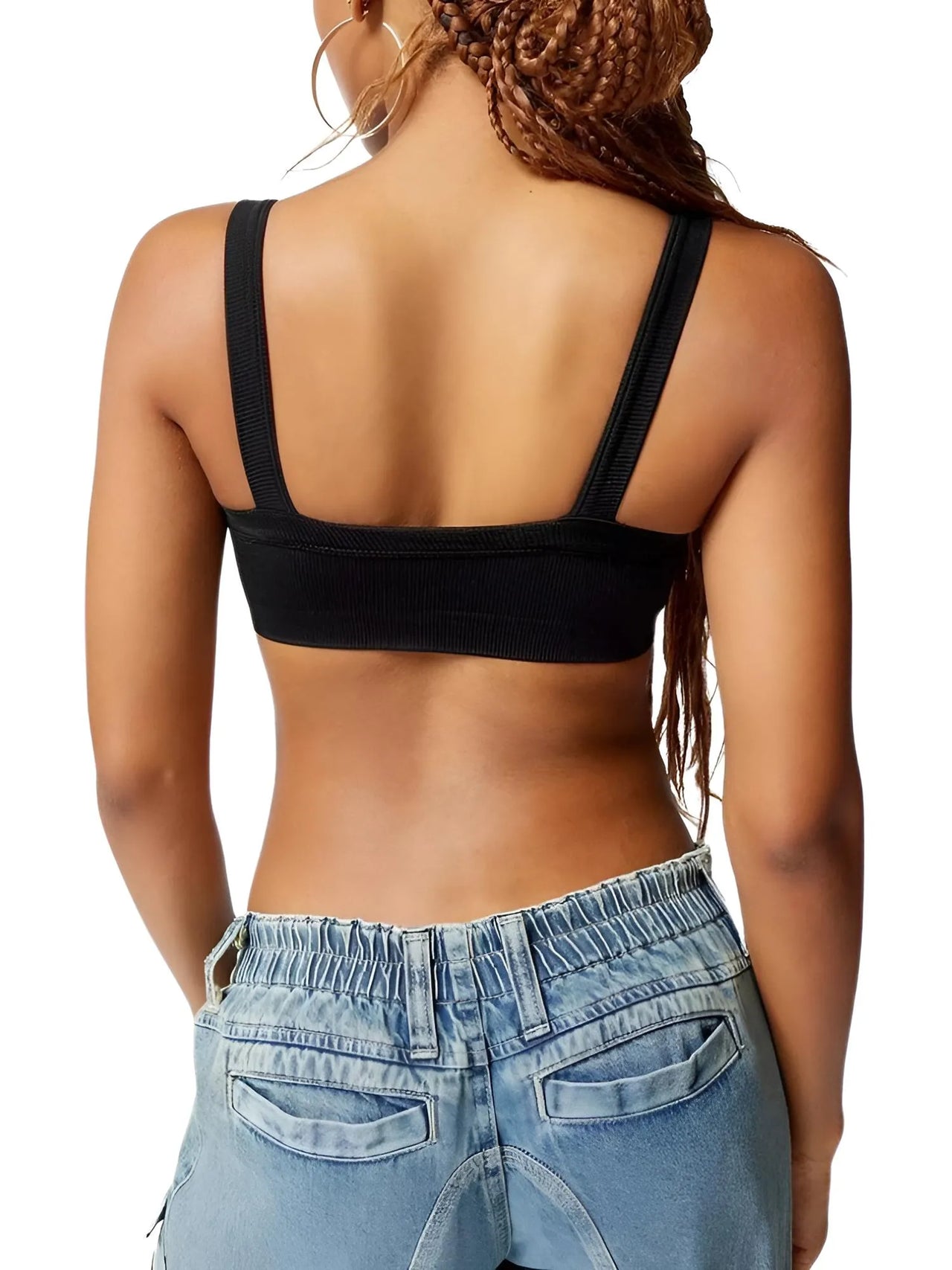 Cotton Stretchy Ribbed Women's Sleeveless Tube Top Crop Top -, Crop Tops , Drestiny , Australia, Black, Brown, Canada, Casual Shirts, Crop Tops, Dark Blue, Dark Grey, Gender_Women, M, New Zealand, S, Sleeveless, Tube Tops, United Kingdom, United States, White , Drestiny , www.shopdrestiny.com