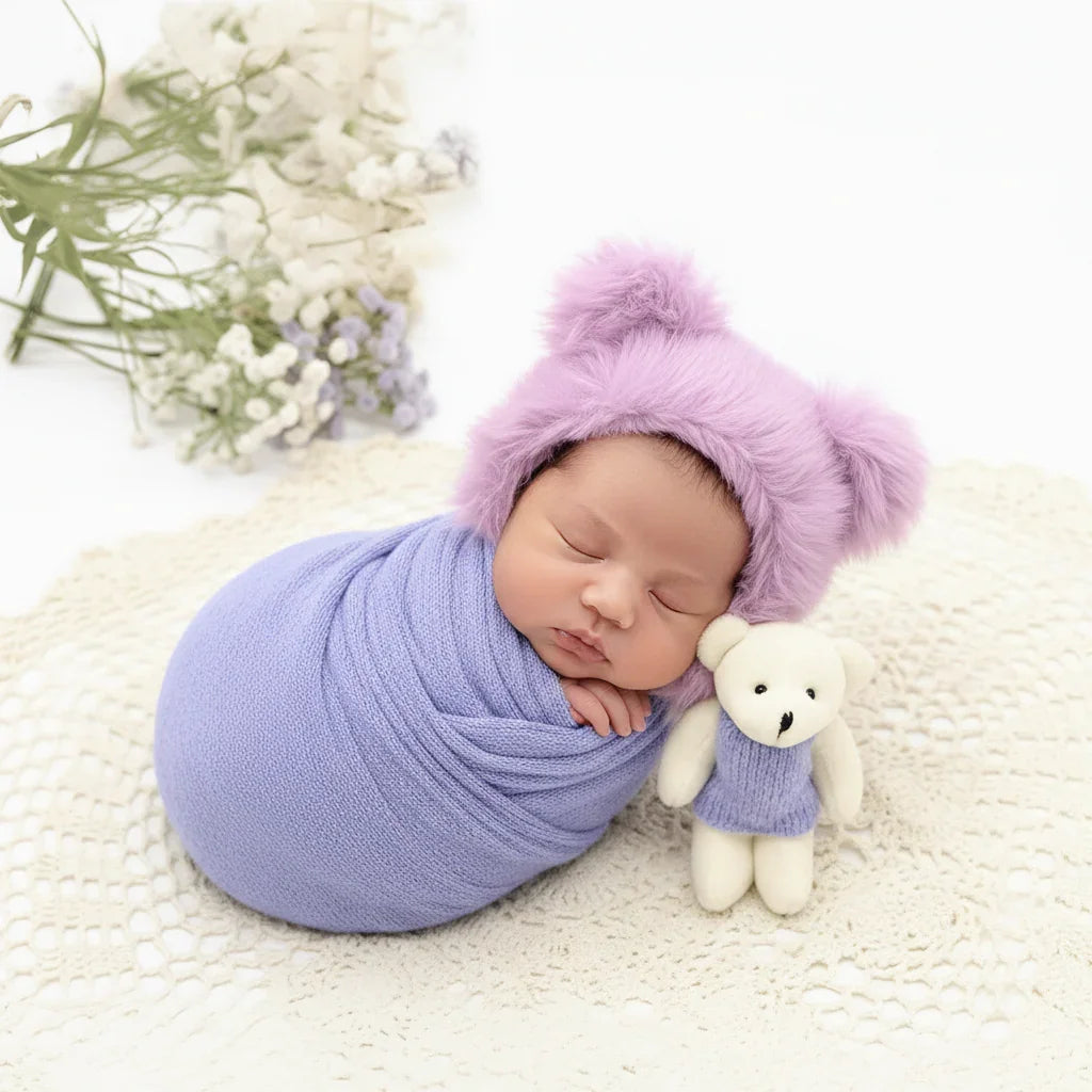 Cozy Newborn Photography Bundle 3pcs/Set