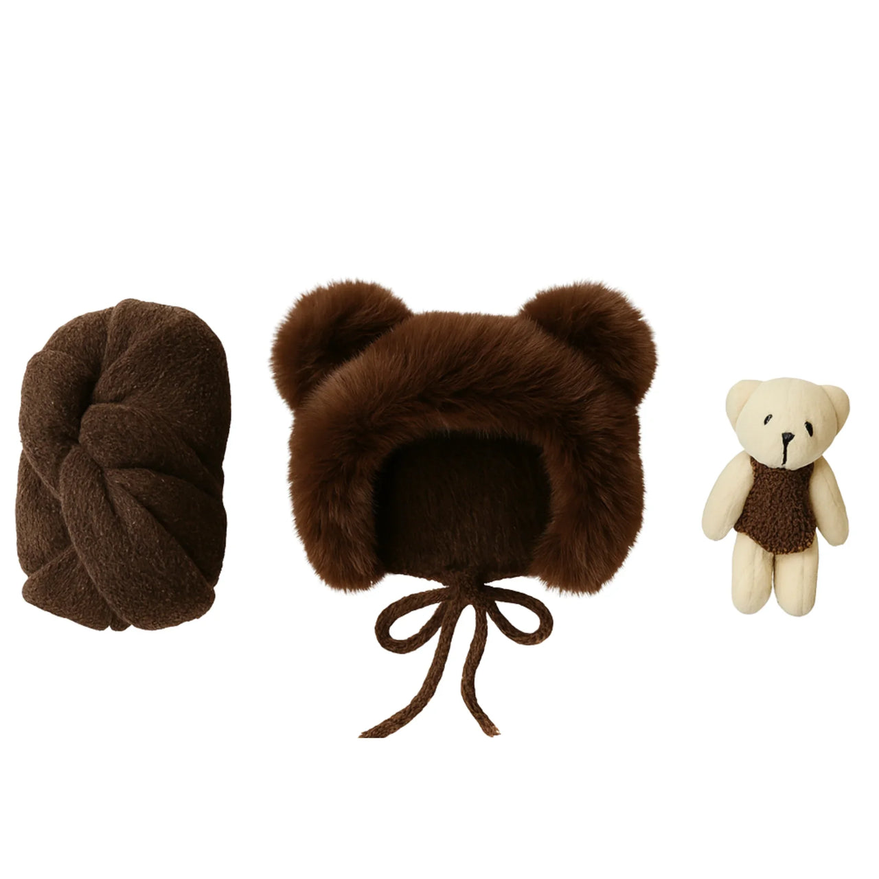 Cozy Newborn Photography Bundle 3pcs/Set