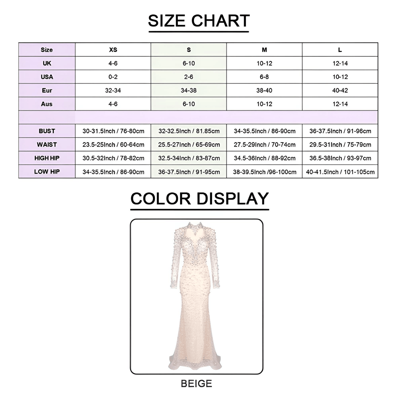 Crystal Illusion Long Dress Silver Beaded Open Back Sheath Long Sleeve Mermaid Prom Party Evening Gown, Drestiny, Dresses, Maxi Dresses, Long Sleeves, S, M, L, United States, USA, Canada, Beige, illusion crystal dress, long crystal gown, sparkly illusion dress, sheer crystal long dress, crystal embellished illusion dress, shopdrestiny.com
