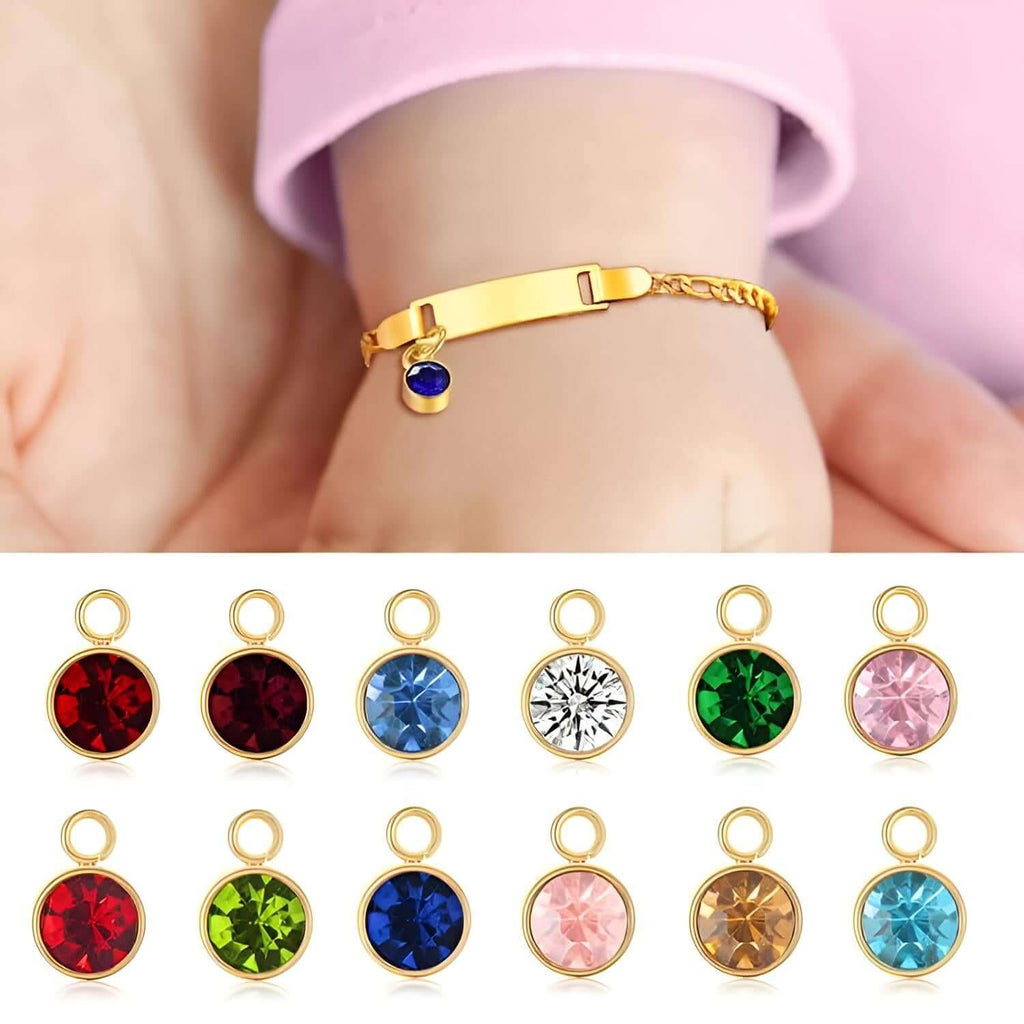 Get a personalized birthstone bracelet for your baby at Drestiny. Free shipping and tax covered. Save up to 50%