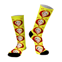 Thumbnail for Customized Avatar Socks -, Socks , Drestiny , Australia, Black, Blue, Canada, Gender_Men, Gender_Women, Green, New Zealand, Pink, Purple, Red, Socks, United Kingdom, United States, White, Yellow , Drestiny , www.shopdrestiny.com