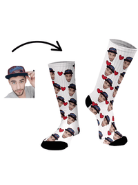 Thumbnail for Customized Avatar Socks -, Socks , Drestiny , Australia, Black, Blue, Canada, Gender_Men, Gender_Women, Green, New Zealand, Pink, Purple, Red, Socks, United Kingdom, United States, White, Yellow , Drestiny , www.shopdrestiny.com
