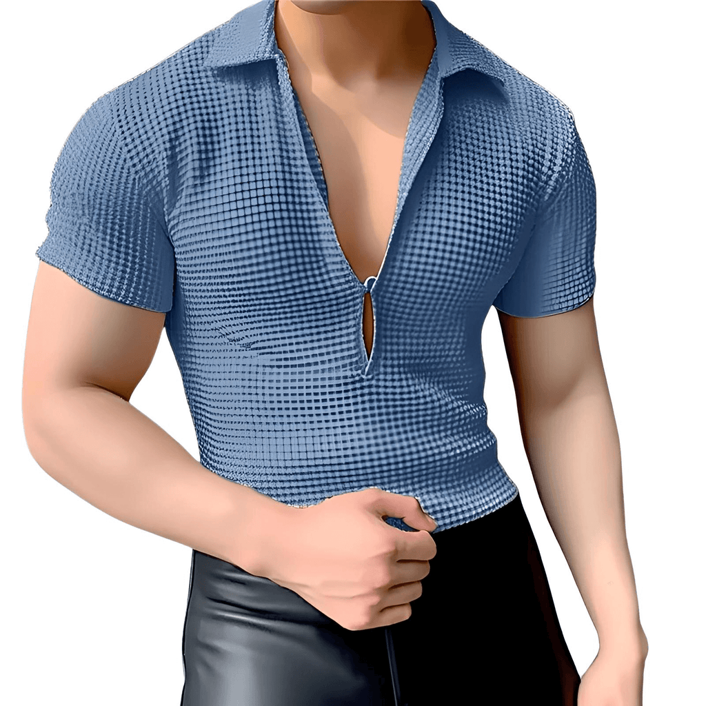Upgrade your wardrobe with trendy deep V tees for men at Drestiny. Enjoy free shipping and tax coverage. Limited time offer - save up to 50%!