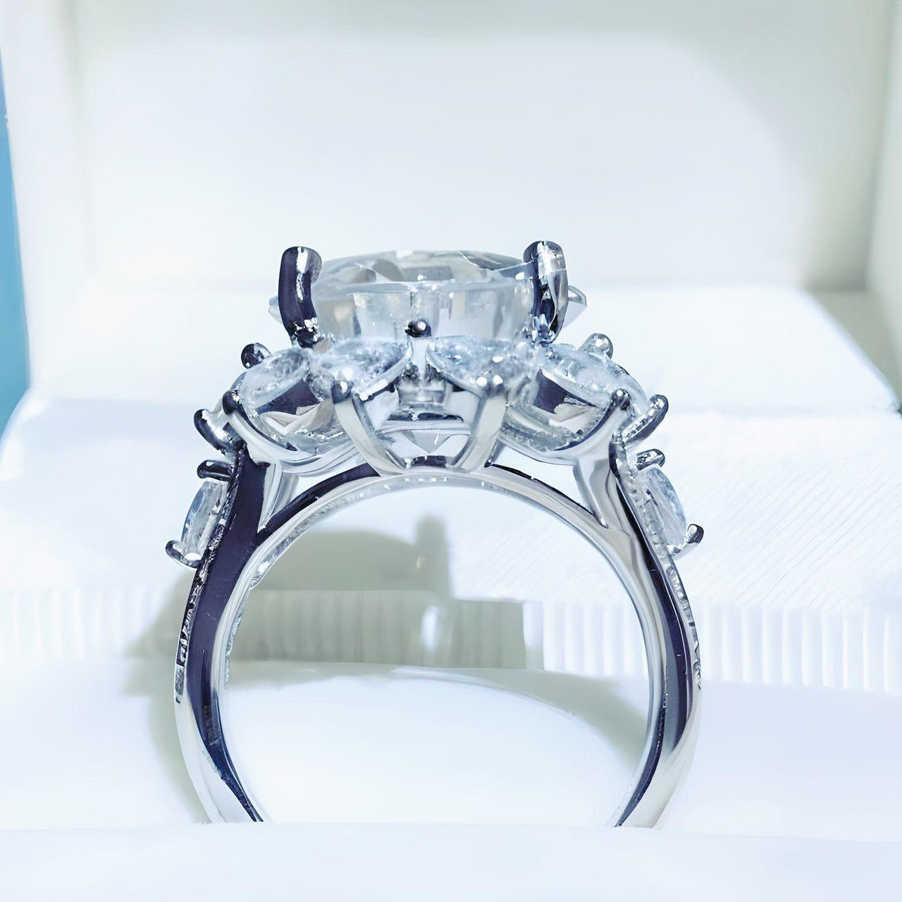 D Color 3CT & 10CT Moissanite Ring For Women Diamond Rings with GRA -, Rings , Drestiny , 4, 4.5, 5, 5.5, 6, 6.5, 7, 7.5, 8, 8.5, 9, Australia, Canada, Green, Rings, Silver, United Kingdom, United States, White , Drestiny , www.shopdrestiny.com