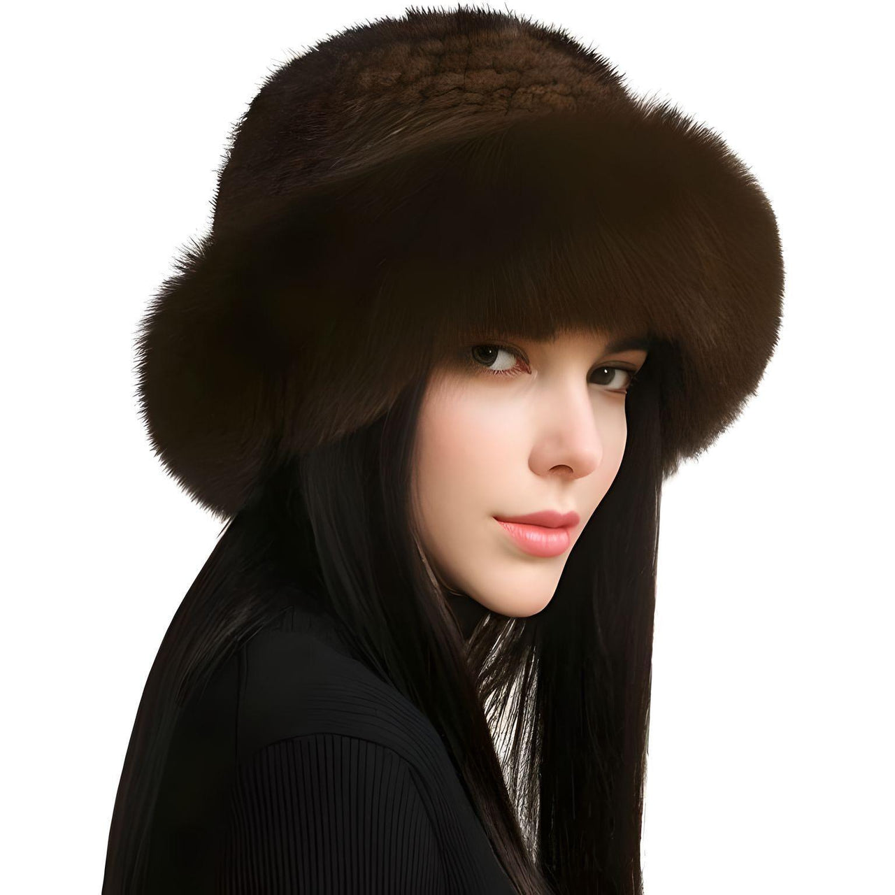 Genuine Real Natural Knitted Mink Fur Hat Cap Luxury Women's Knit Fashion Winter Headwear Warm Real Fox Fur Hats -, Hats , Drestiny , Australia, Black, Brown, Canada, Dark Brown, Grey, Hats, Light Brown, Light Grey, New Zealand, Pink, Silver, Tan, United Kingdom, United States, White, Wine Red , Drestiny , www.shopdrestiny.com