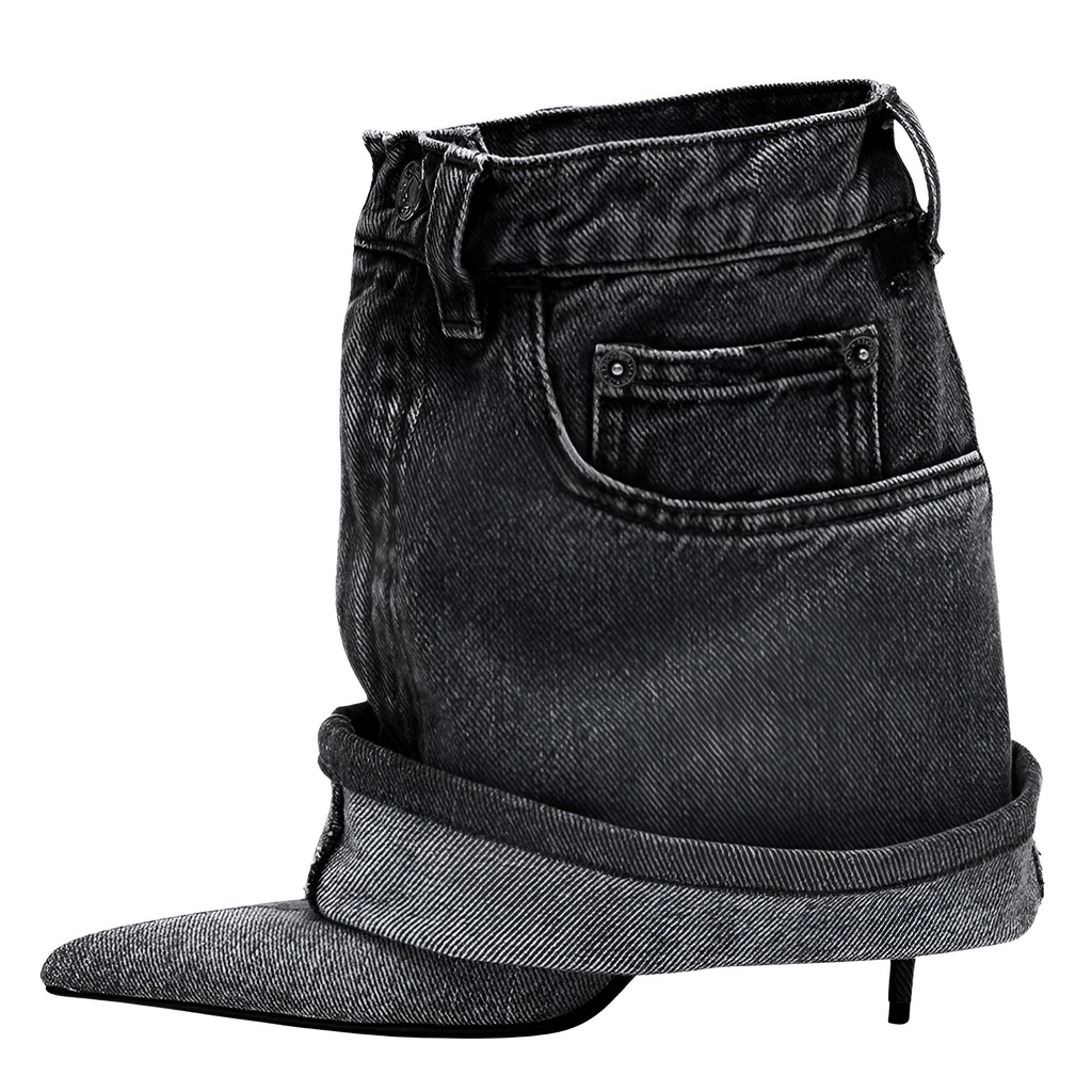 Discover trendy Denim Heels for Women, now available in Black! Shop at Drestiny and enjoy free shipping plus tax coverage. Save up to 50% off!