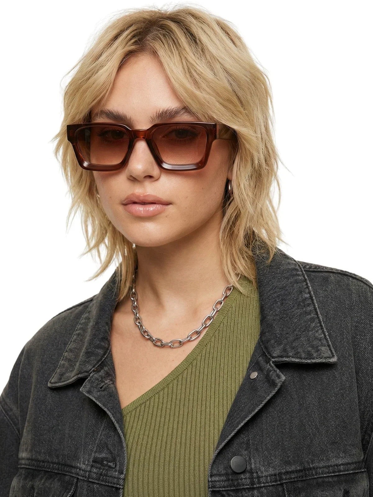 Designer Luxury Fashion Small Square Sunglasses Women