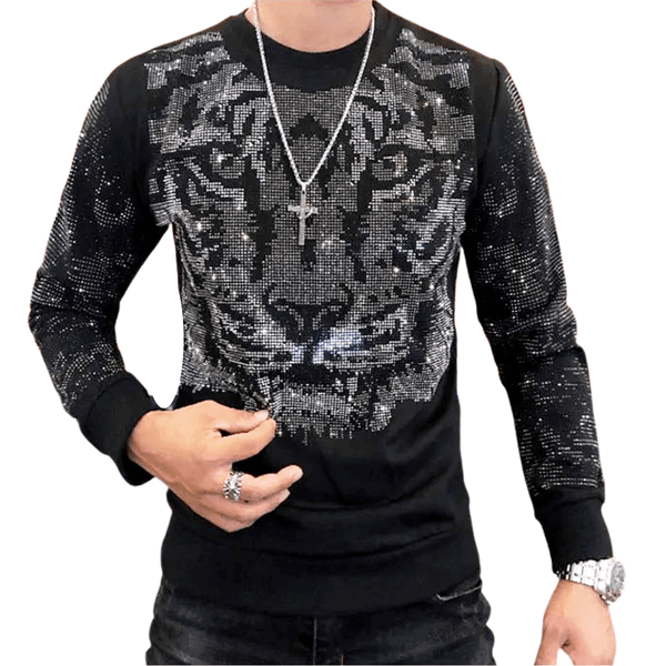 Diamond Long Sleeve Pullovers For Men