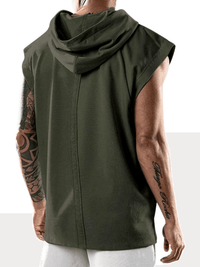 Thumbnail for Men's Loose Hooded Short Sleeve Shirt -, Hoodies , Drestiny , Army Green, Australia, Black, Dark Green, Gender_Men, Grey, Hoodies, L, M, New Zealand, Red, Short Sleeves, Sleeveless, T-Shirts, Tank Tops, United Kingdom, United States, White, XL, XXL , Drestiny , www.shopdrestiny.com