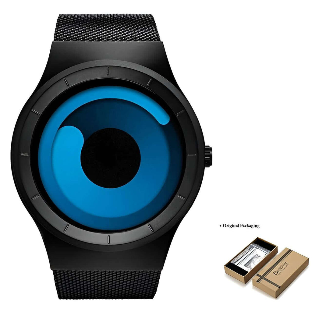 Drestiny-Black Creative Quartz Watch With Box