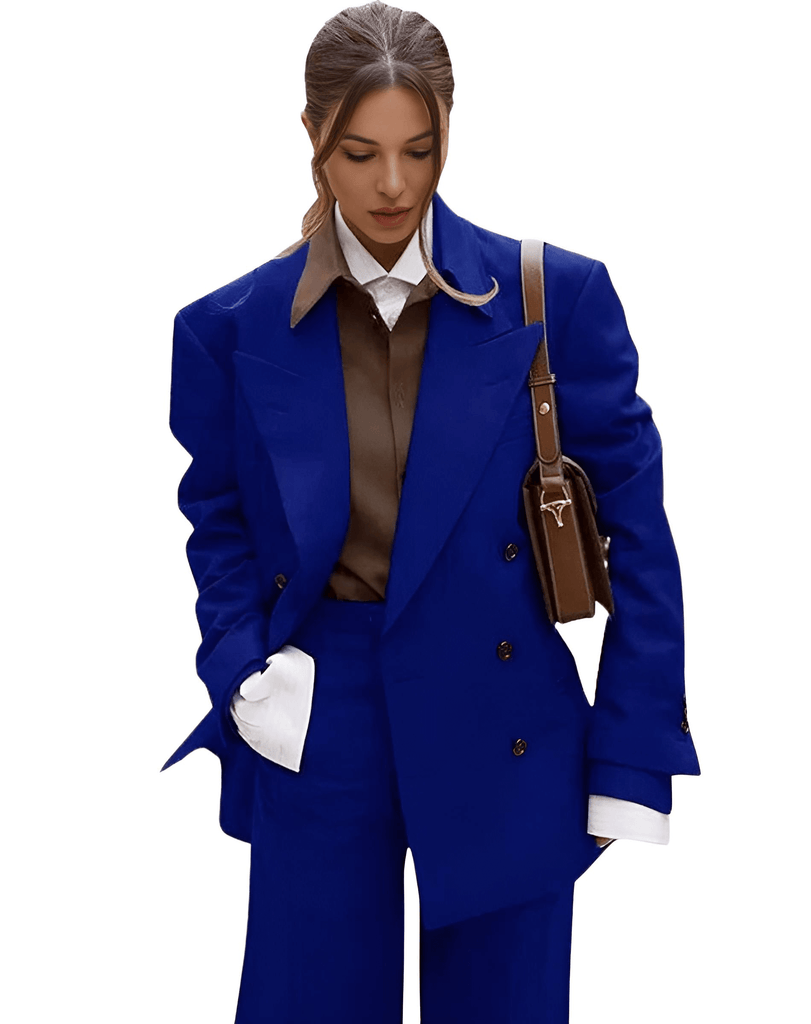 Elevate your professional look with this chic women's blue suit set at Drestiny. Enjoy free shipping and tax coverage, plus up to 50% off!
