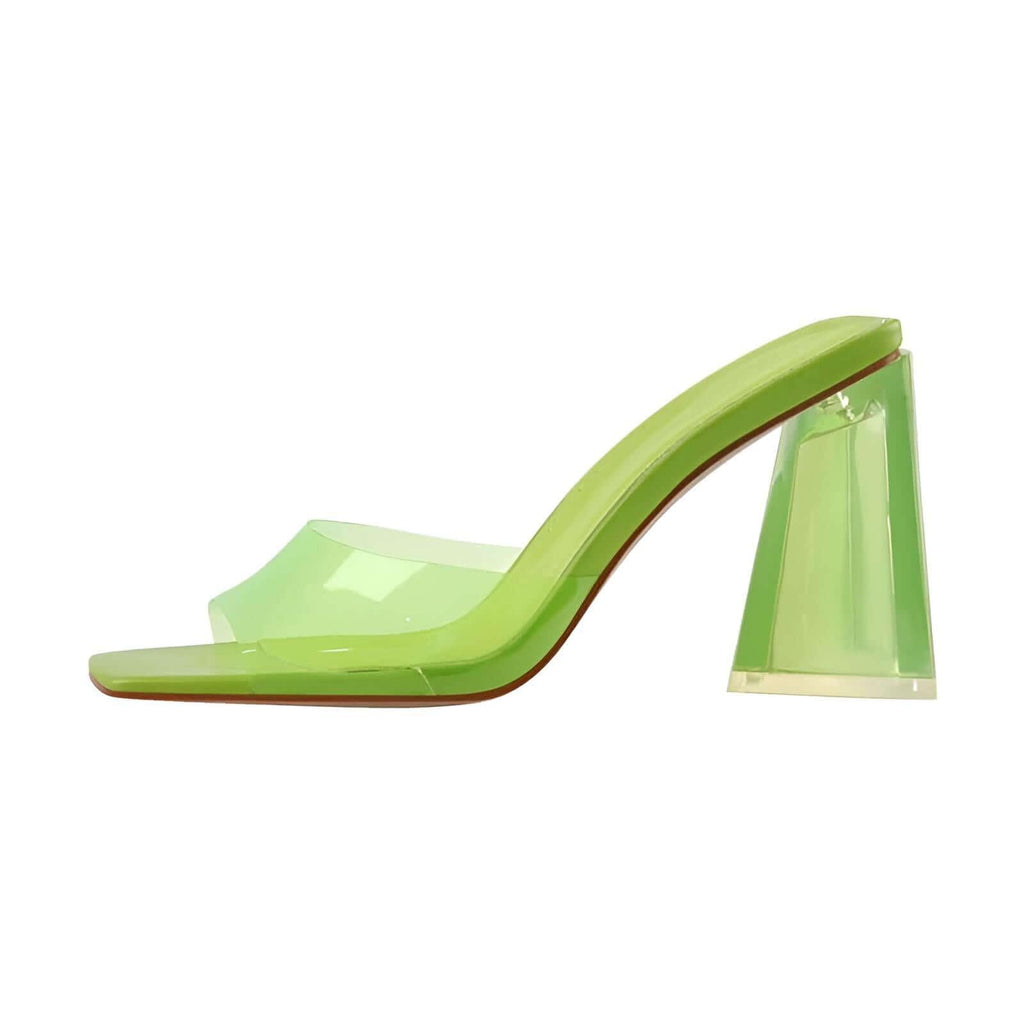 Stylish green square toe block heel sandals on sale at Drestiny. Enjoy free shipping and let us cover the tax! Save up to 50% when you shop women's sandals.
