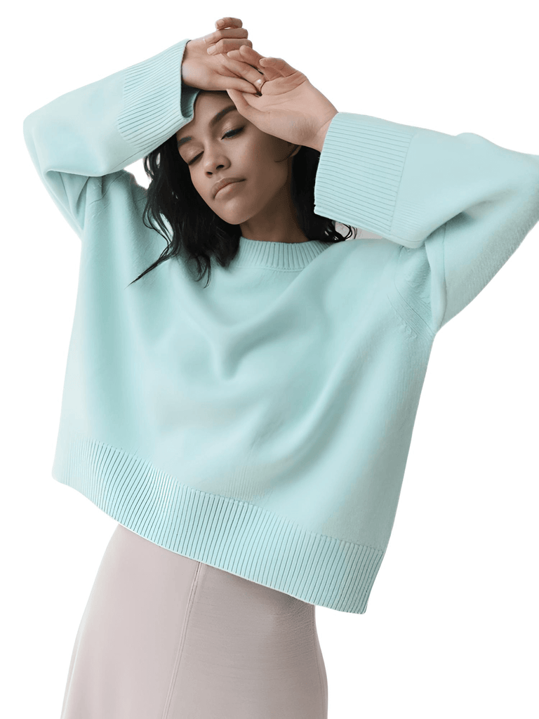 Drestiny-Mint-High Quality Casual Women's Sweater