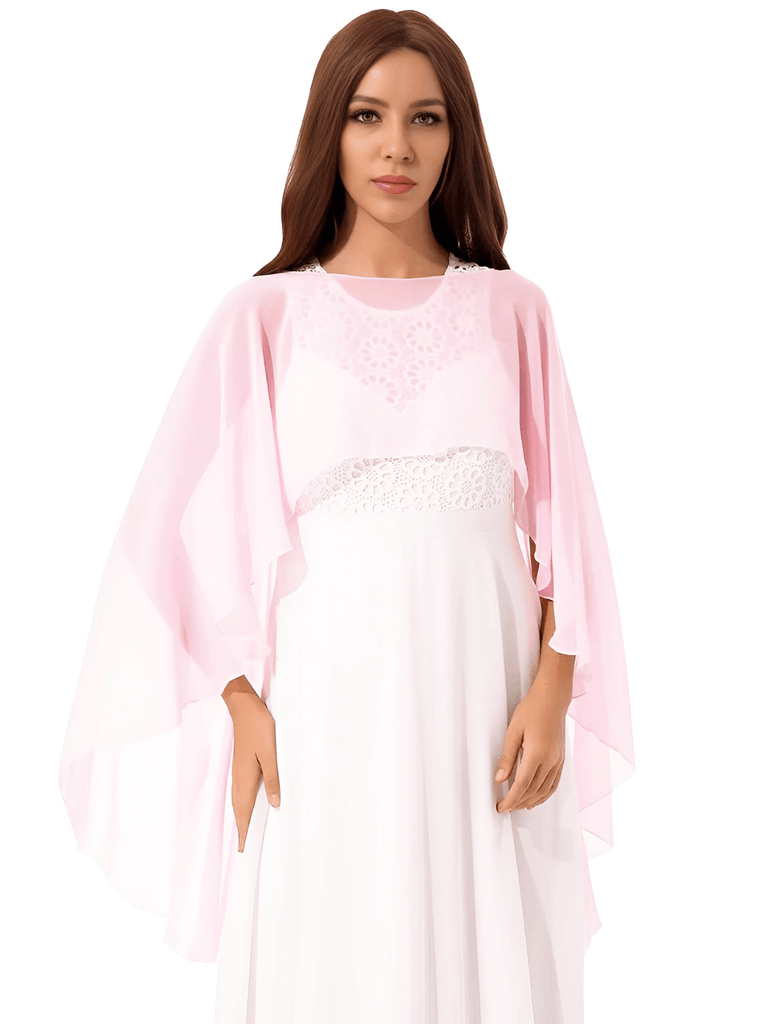 Soft Lightweight Chiffon High Low Pink Shawls for Women. Shop Drestiny for Free Shipping + Tax Covered! Save up to 50% off for a Limited Time.