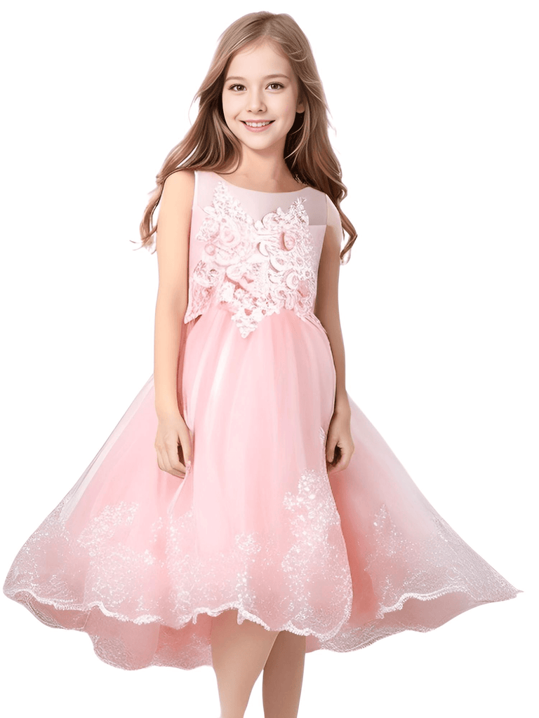 Get your little girl ready for any party with these trendy pink sleeveless dresses. Shop at Drestiny and enjoy free shipping. Don't miss out on up to 50% off!