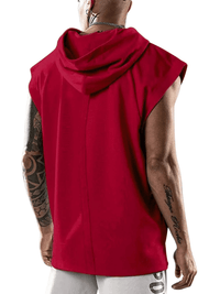 Thumbnail for Men's Loose Hooded Short Sleeve Shirt -, Hoodies , Drestiny , Army Green, Australia, Black, Dark Green, Gender_Men, Grey, Hoodies, L, M, New Zealand, Red, Short Sleeves, Sleeveless, T-Shirts, Tank Tops, United Kingdom, United States, White, XL, XXL , Drestiny , www.shopdrestiny.com