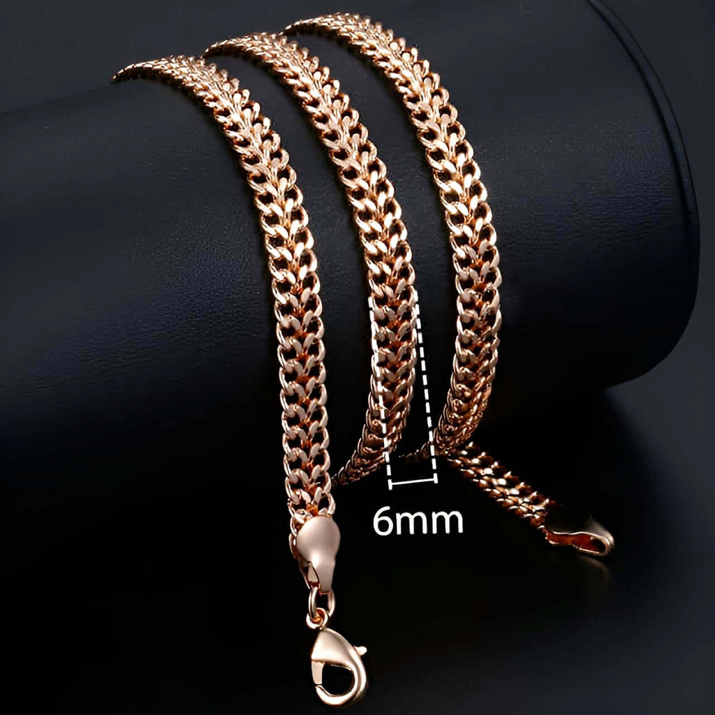 Drestiny-Rose Gold Rope Chains