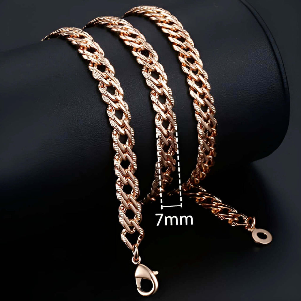 Drestiny-Rose Gold Rope Chains