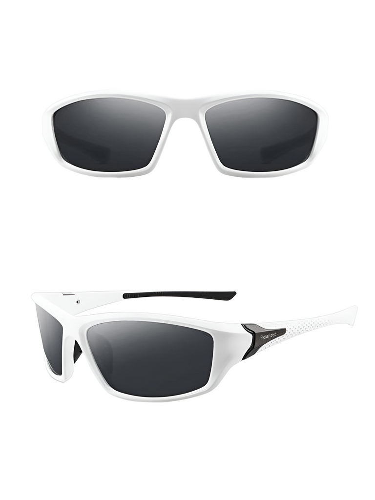 Drestiny-White-Men's Luxury Driving Sunglasses - HD Polarized!