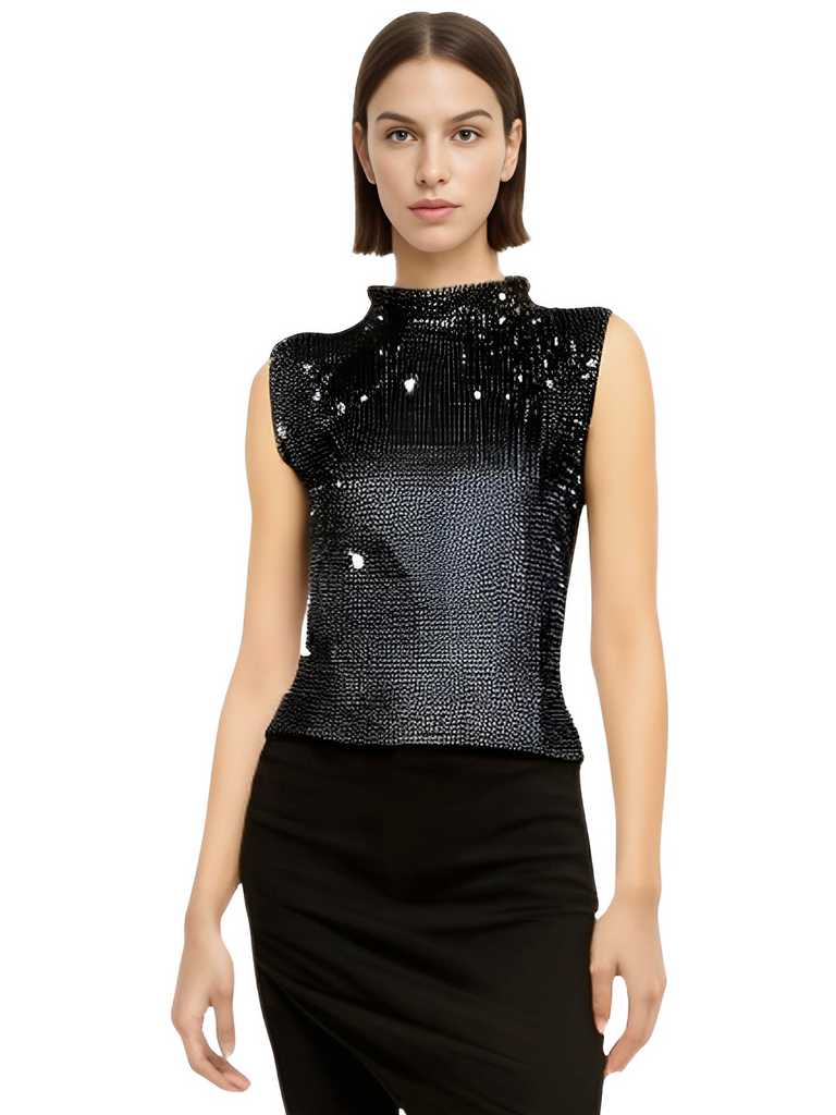 Shop Drestiny for Women's Black Rhinestone Top - Free Shipping + Tax Covered! Seen on FOX, NBC, CBS. Save up to 50% now!