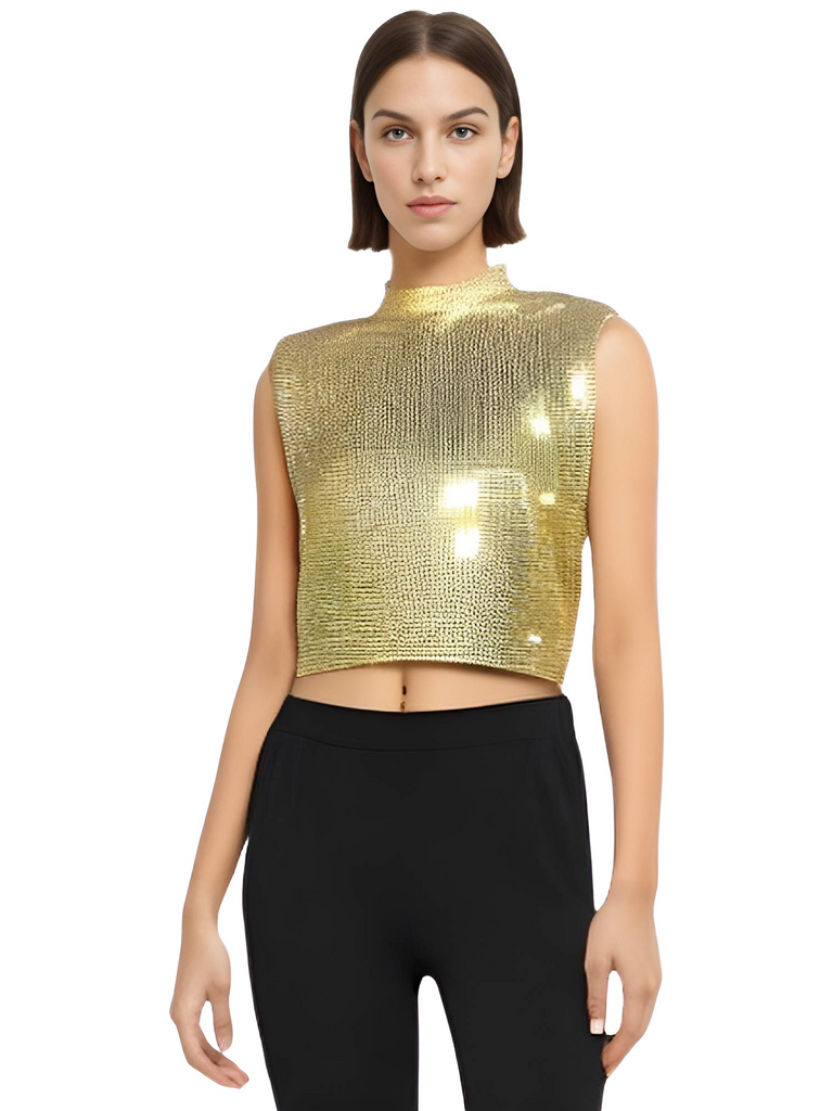 Shop Drestiny for Women's Gold Rhinestone Top - Free Shipping + Tax Covered! Seen on FOX, NBC, CBS. Save up to 50% now!