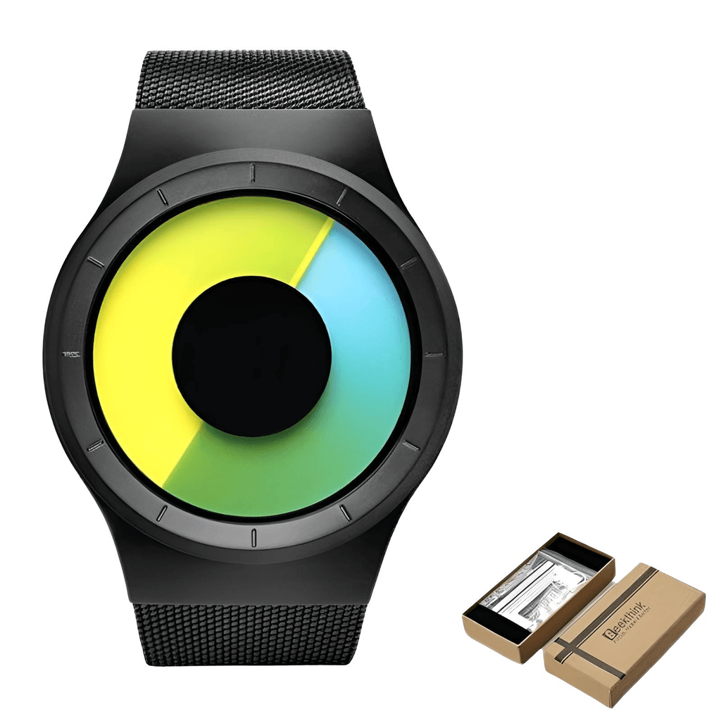 Black Quartz Watch With Box