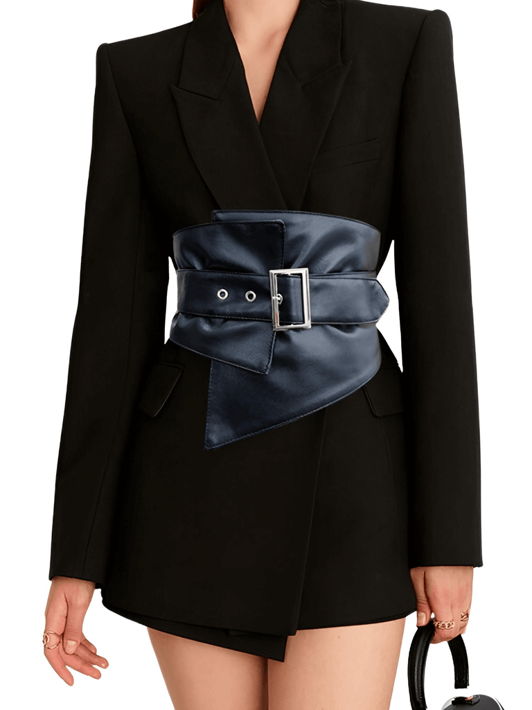 Shop Drestiny for a chic Elastic Black Leather Wide Corset Belt. Get free shipping and let us cover the tax! Save up to 50% on Women's Belts now!