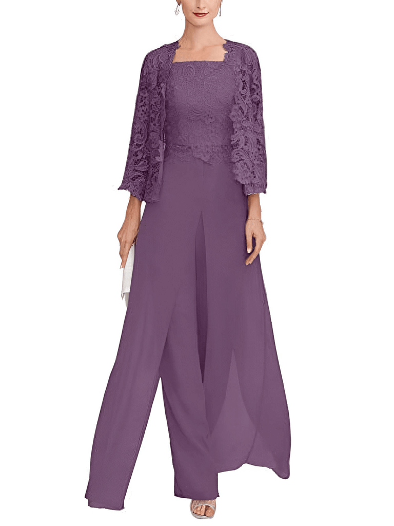 Look stunning in this elegant lace pant suit at Drestiny! Enjoy free shipping and let us cover the tax. Seen on FOX, NBC, and CBS. Save up to 50%!