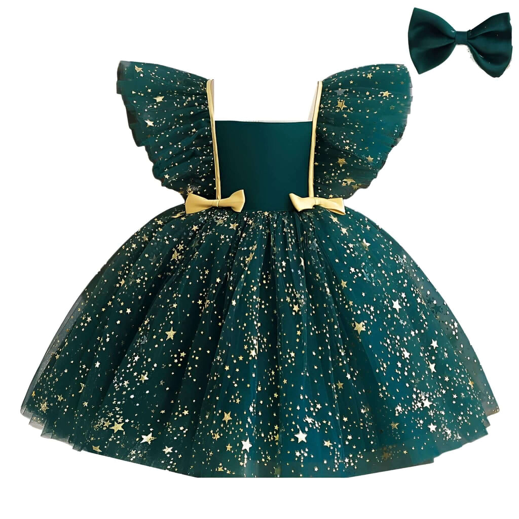 Sparkling sequin girl's ruffle tutu dress. Shop dresses for kids at Drestiny for free shipping + tax covered! Save up to 50%.