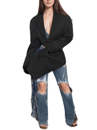 Thumbnail for Elegant Women's Blazer Skirt Set Lapel Collar Jacket and Bandage Mini Skirt 2 Piece New Office Work Outfits -, Outfit Sets , Drestiny , 10, 12, 14, 4, 6, 8, Apricot, Australia, Black, Blazers, Dark Blue, FR, Jackets, L, Long Sleeves, M, Navy, New Zealand, Off White, S, Sets, Skirt Sets, Skirts, United Kingdom, United States, XL, XXL , Drestiny , www.shopdrestiny.com
