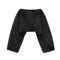 Thumbnail for Elegant Women's Faux Fur Crop Top Long Lantern Sleeves Thick Sweaters Female Autumn Winter Fashion Solid Warm Outwears Lady, Drestiny, Crop Sweaters, Sweaters, Pullovers, Long Sleeves, Crop Tops, Faux Fur Sweaters Women, 2, 4, 6, 8, 10, XS, S, M, L, United States, Canada, Australia, United Kingdom, Off White, White, Black, White Sweaters, Black Sweaters,shopdrestiny.com