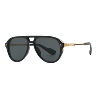 Thumbnail for European and American Men's Aviator Sunglasses Retro Double-Boron Sunglasses, Drestiny, Sunglasses, United States, USA, Canada, Gender_Men, Australia, New Zealand, United Kingdom, UK, Army Green, Black, Photochromic, Gradient Grey, Black-Multi, Ginger, Classic men's aviator sunglasses, Men's aviator sunglasses brands, black men's aviator sunglasses, shopdrestiny.com