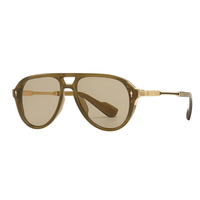 Thumbnail for European and American Men's Aviator Sunglasses Retro Double-Boron Sunglasses, Drestiny, Sunglasses, United States, USA, Canada, Gender_Men, Australia, New Zealand, United Kingdom, UK, Army Green, Black, Photochromic, Gradient Grey, Black-Multi, Ginger, Classic men's aviator sunglasses, Men's aviator sunglasses brands, green men's aviator sunglasses, shopdrestiny.com