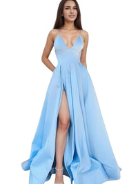 Thumbnail for Evening Gown With Pockets - Get Custom Sizing & Colors! -, Maxi Dress , Drestiny , 10, 12, 14, 16, 2, 4, 6, 8, Apricot, Australia, Black, Blue, Canada, Dark Green, Deep Pink, Green, Khaki, Light Blue, Maxi Dresses, New Zealand, Pink, Purple, Red, Royal Blue, Sleeveless, Teal, United Kingdom, United States, Yellow , Drestiny , www.shopdrestiny.com