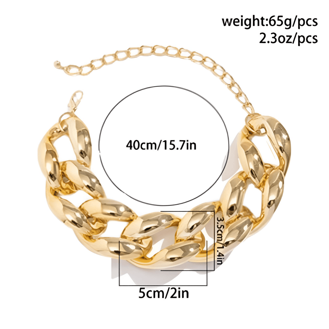 Thick Chain Short Exaggerated Choker Necklace For Women Trendy Statement Collar On The Neck Accessories Fashion Jewelry, Drestiny, Necklaces, Gender_Women, Gold, Silver, United States, USA, Canada, Australia, New Zealand, United Kingdom, UK, Thick chain choker, statement chain necklace, Chunky choker necklace, Oversized chain choker, gold thick chain choker, shopdrestiny.com