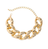 Thumbnail for Thick Chain Short Exaggerated Choker Necklace For Women Trendy Statement Collar On The Neck Accessories Fashion Jewelry, Drestiny, Necklaces, Gender_Women, Gold, Silver, United States, USA, Canada, Australia, New Zealand, United Kingdom, UK, Thick chain choker, statement chain necklace, Chunky choker necklace, Oversized chain choker, gold thick chain choker, shopdrestiny.com