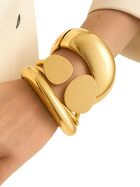 Thumbnail for Exaggerated Women's Gold Chunky Bangles Arm Bracelet Women's Jewelry