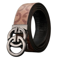 Thumbnail for Famous Style Metal Buckle Belt Luxury Brand Belt Split Leather Belts Unisex Strap Jeans -, Belts , Drestiny , Australia, Belts, Black, Canada, Dark Brown, Light Brown, New Zealand, Silver, Tan, United Kingdom, United States , Drestiny , www.shopdrestiny.com