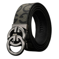 Thumbnail for Famous Style Metal Buckle Belt Luxury Brand Belt Split Leather Belts Unisex Strap Jeans -, Belts , Drestiny , Australia, Belts, Black, Canada, Dark Brown, Light Brown, New Zealand, Silver, Tan, United Kingdom, United States , Drestiny , www.shopdrestiny.com